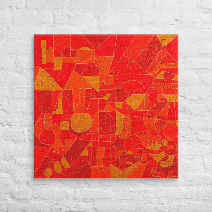 Boondoggled and Blabbering/Higgedly Piggledy on Canvas (32" x 32") product image (2)