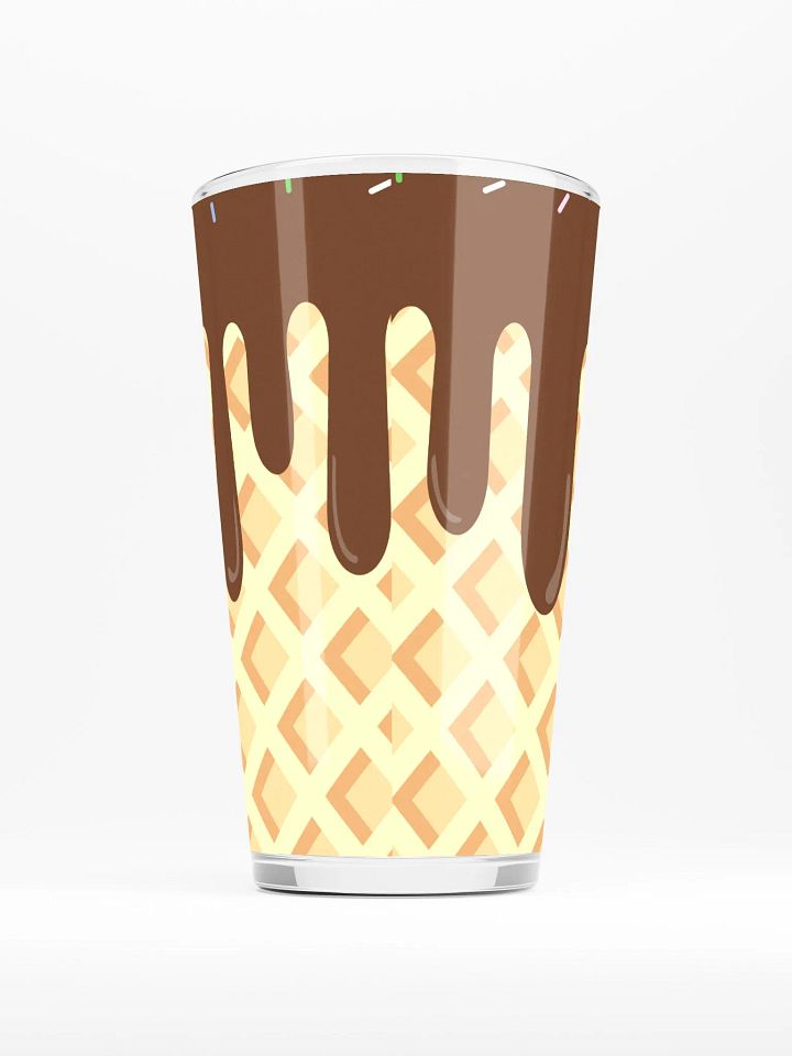 Chocolate Drip Waffle Shaker Pint Glass product image (1)