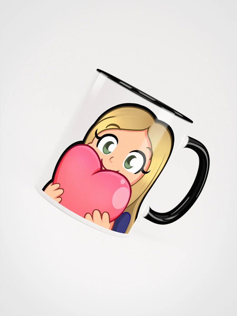 Cide Heart 11 oz Ceramic Mug with Color Inside product image (4)
