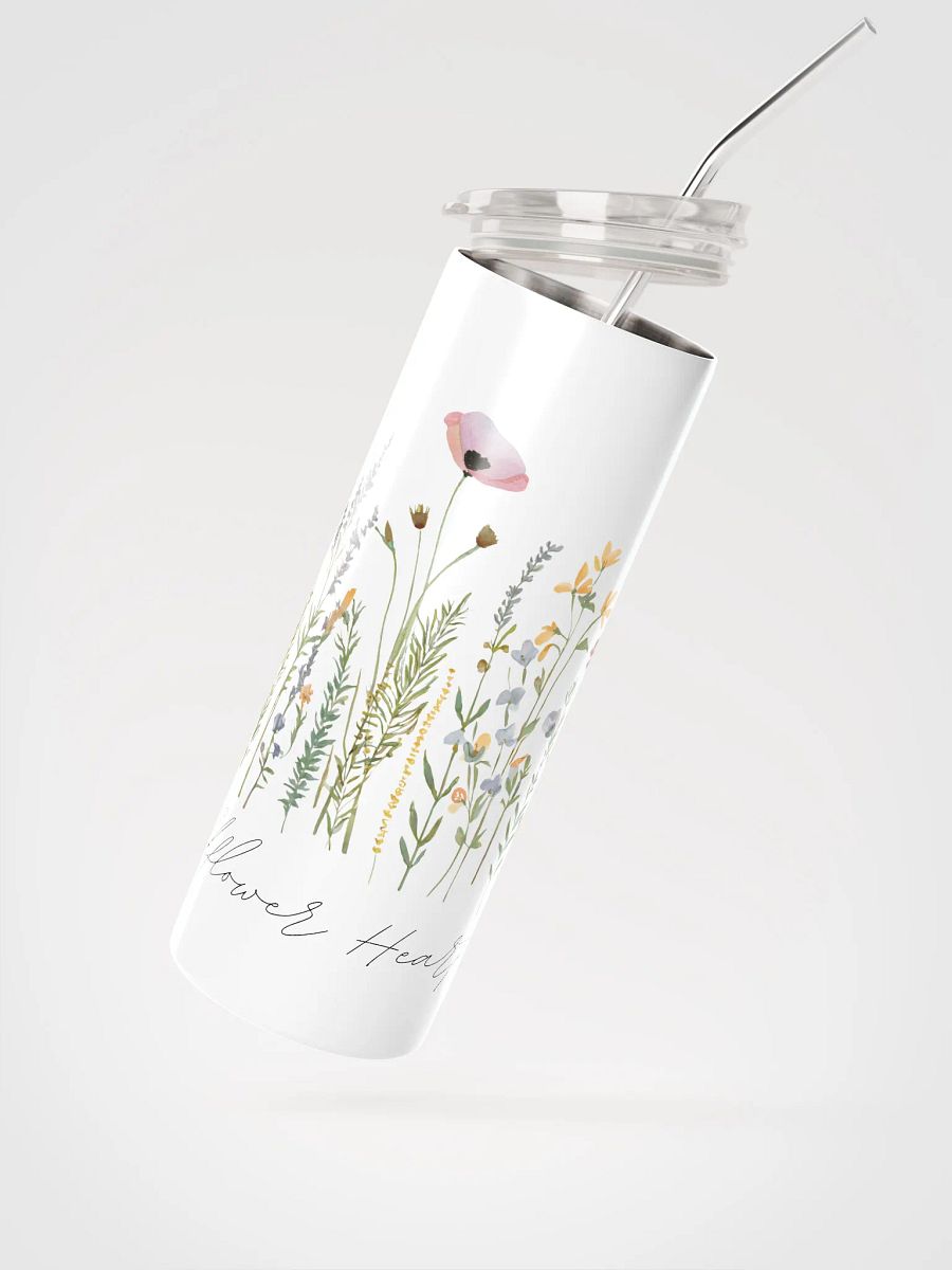 Wildflower Heart Stainless Steel Tumbler product image (2)
