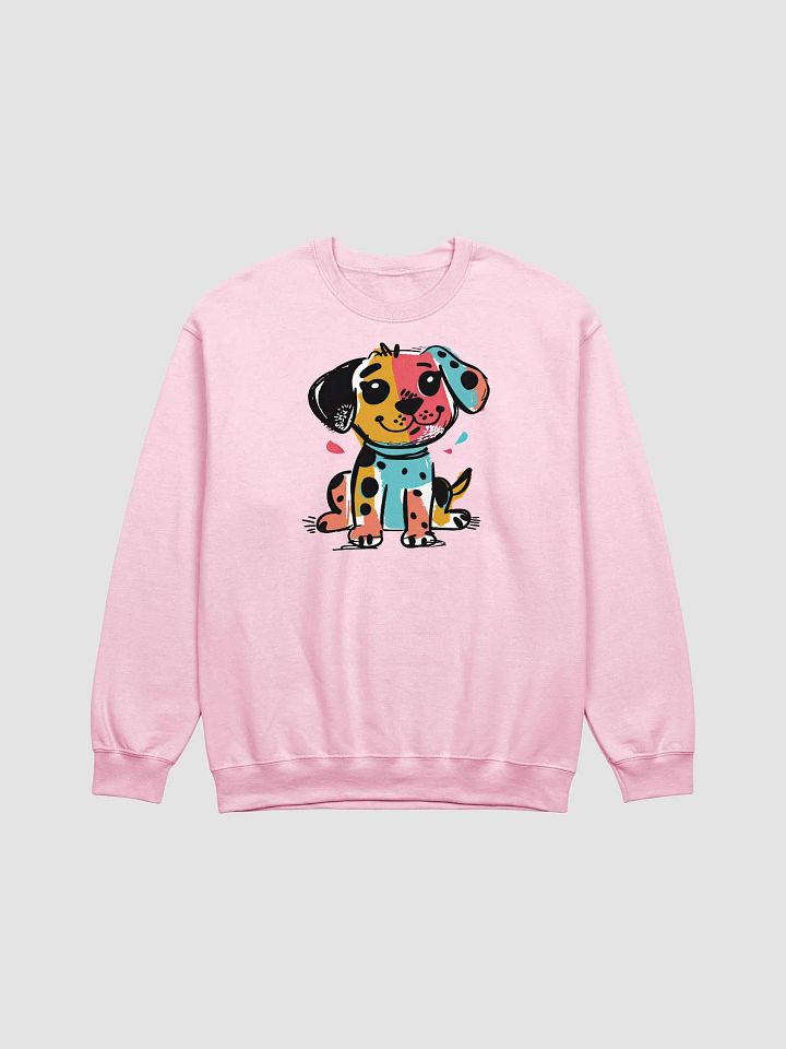 Cheerful Cartoon Dog Multicolored Sweatshirt product image (17)