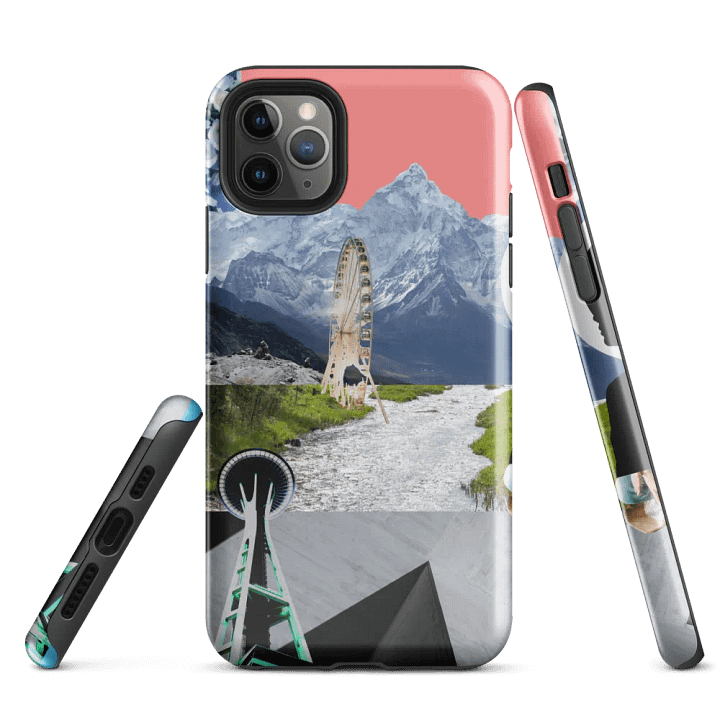 pnw/seattle themed collage iphone case product image (3)