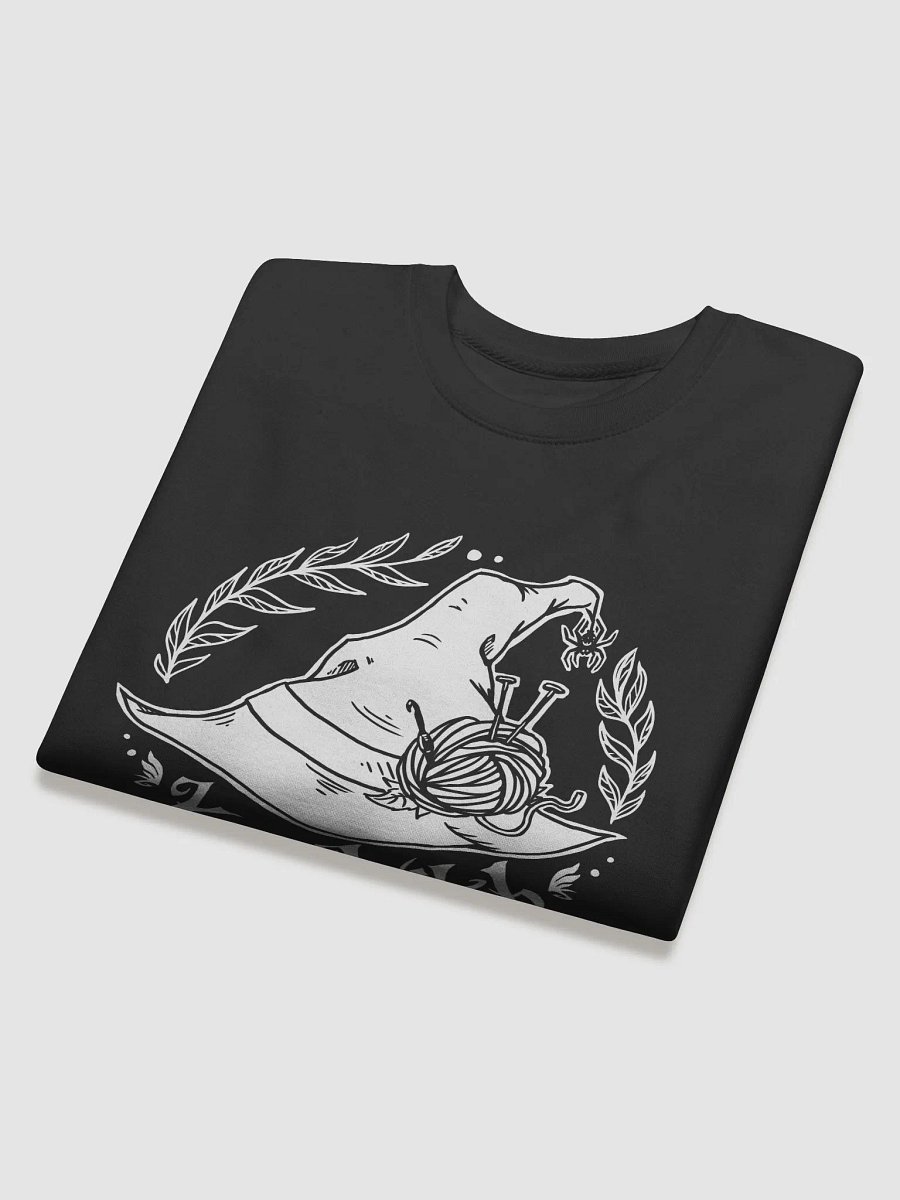 Cotton Heritage Premium Sweater - Yarn Witch Live Logo product image (4)