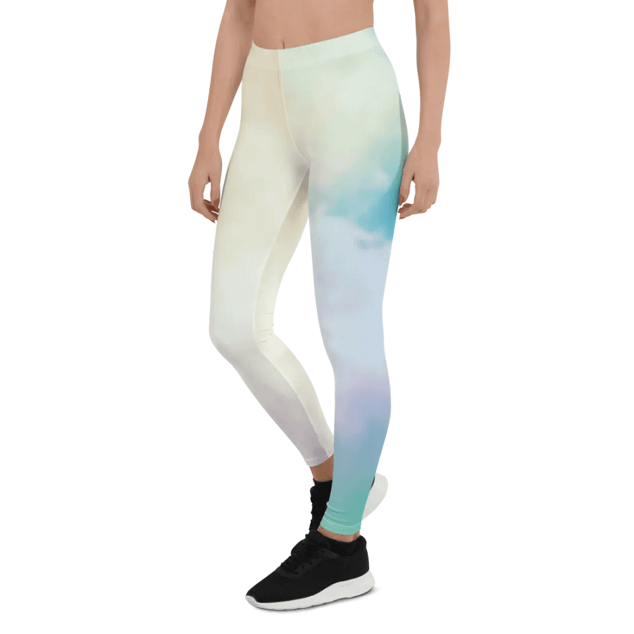 Blur cloud rainbow Design Legging - V1 product image (6)