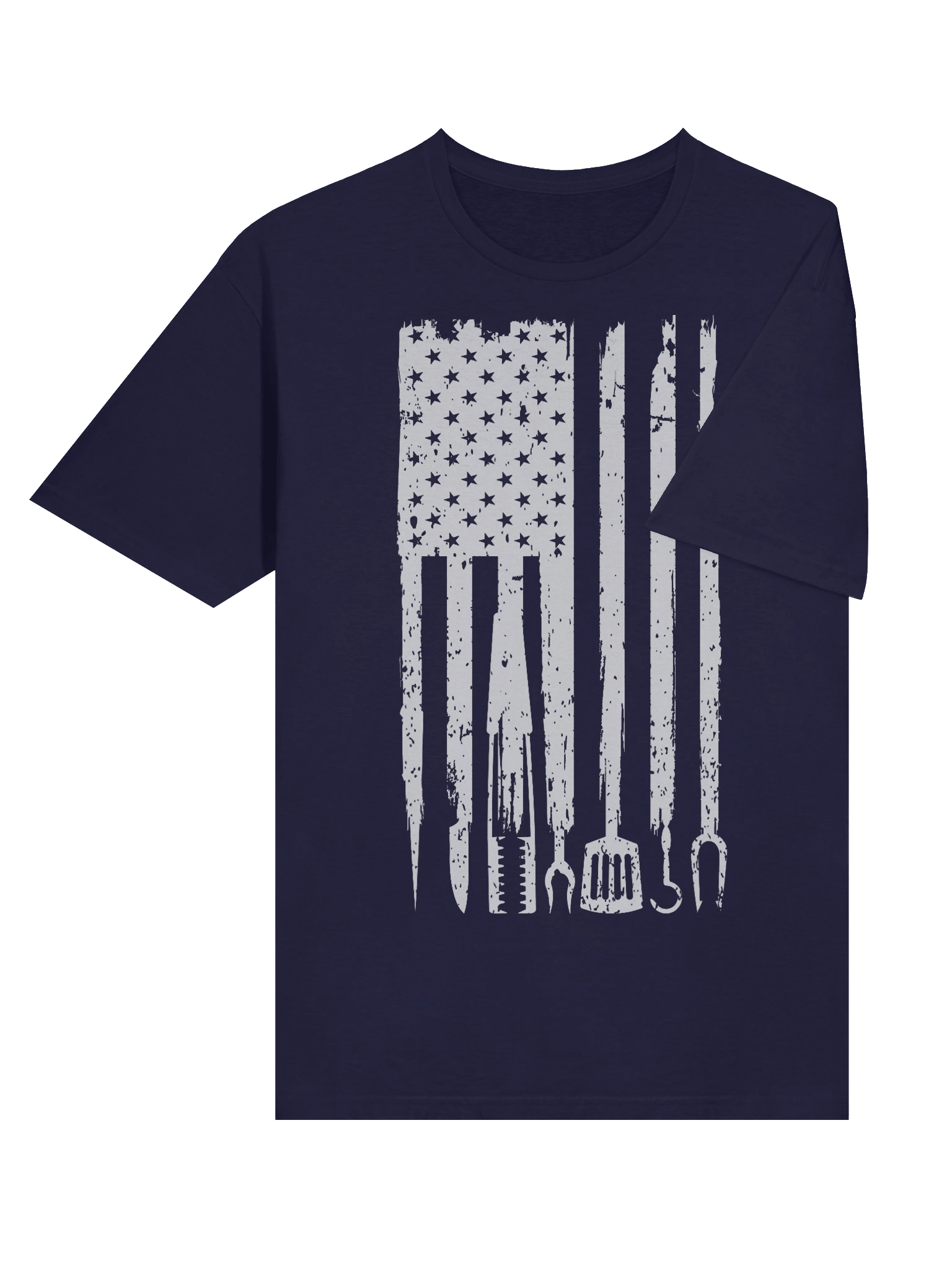 American BBQ Tools Flag – Gildan Softstyle Unisex T-Shirt product image (4)