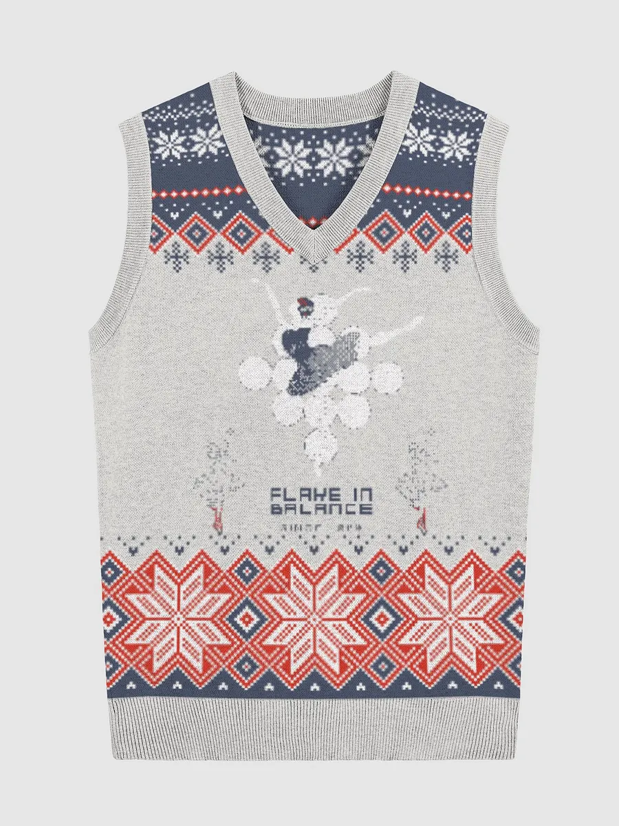 Flake in Balance Knitted V-Neck Vest product image (1)