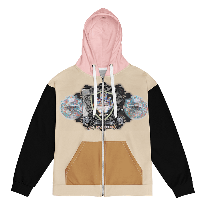 Royal Cityscape Emblem Zip Hoodie product image (1)