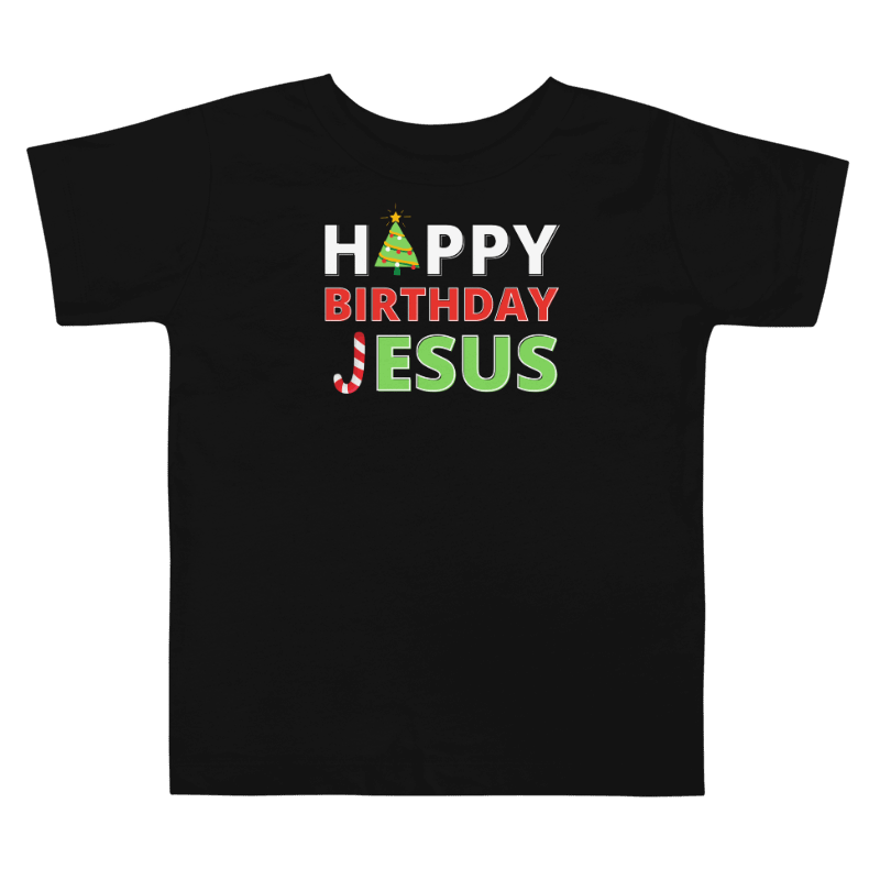 Happy Birthday Jesus Christmas Toddler T-Shirt product image (7)
