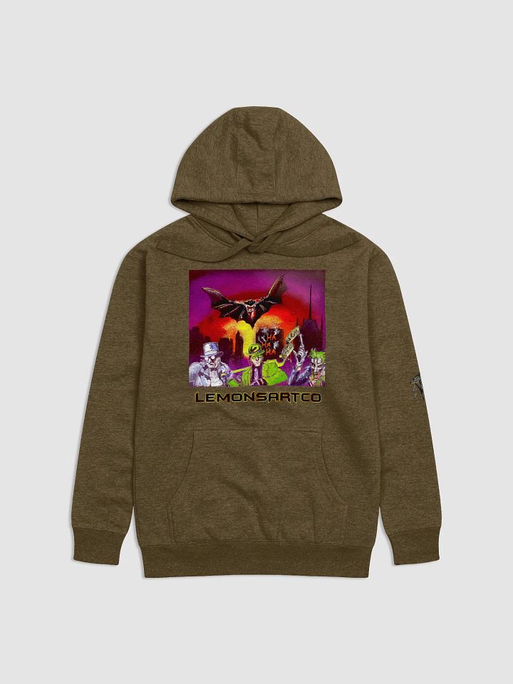 Bat Guy vs Bad Guys Unisex Hoodie product image (1)
