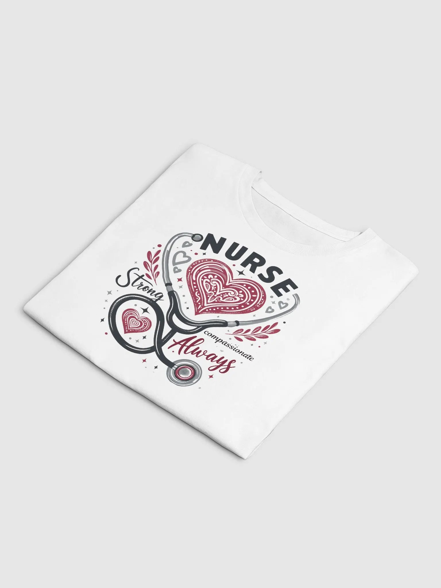 Nurse Love Stethoscope Heart Crop Top product image (14)