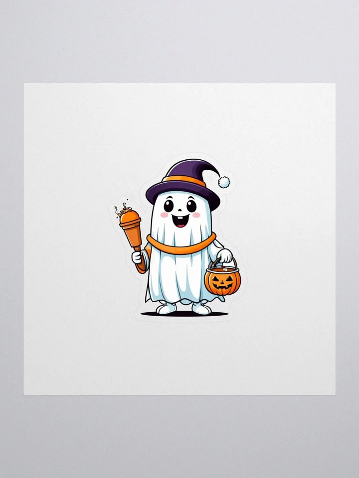 Spooky Ghost Halloween Sticker product image (1)