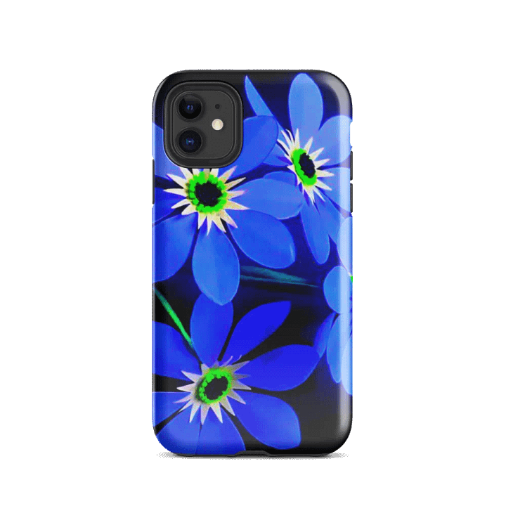 Blue Blossom Armor iPhone® Case product image (47)