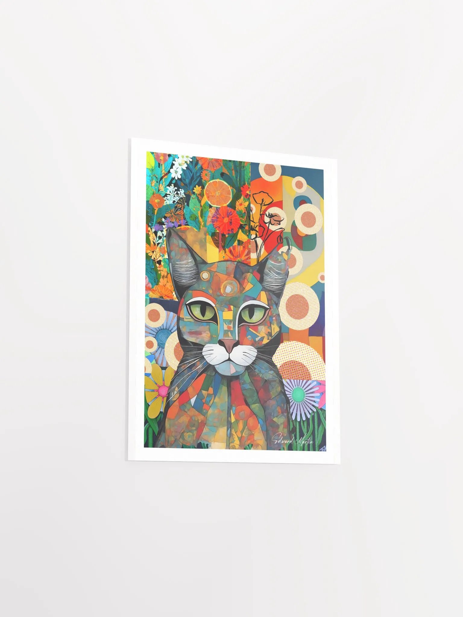 'Jardin Cat' by Edward Martin-Collage Print product image (20)