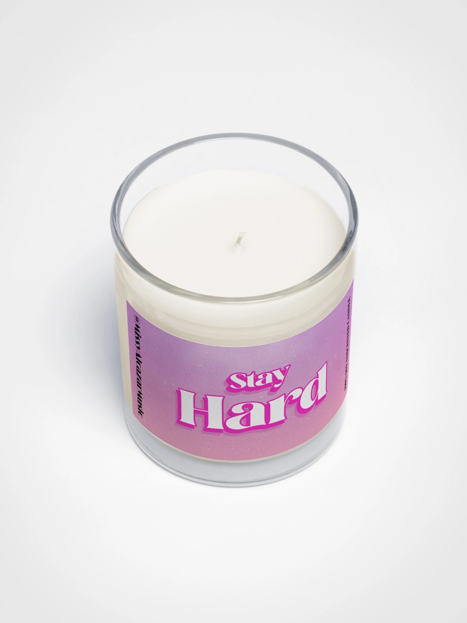 Stay Hard soy candle product image (3)