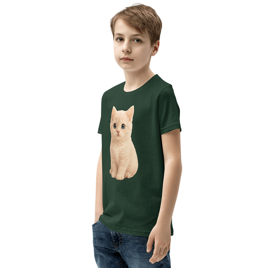 Cute Cat Shirt Green product image (3)