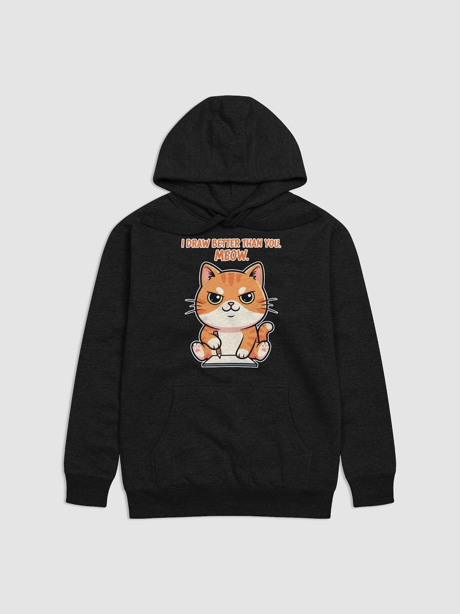 Rebel Sketch Cat Unisex Premium Hoodie product image (1)