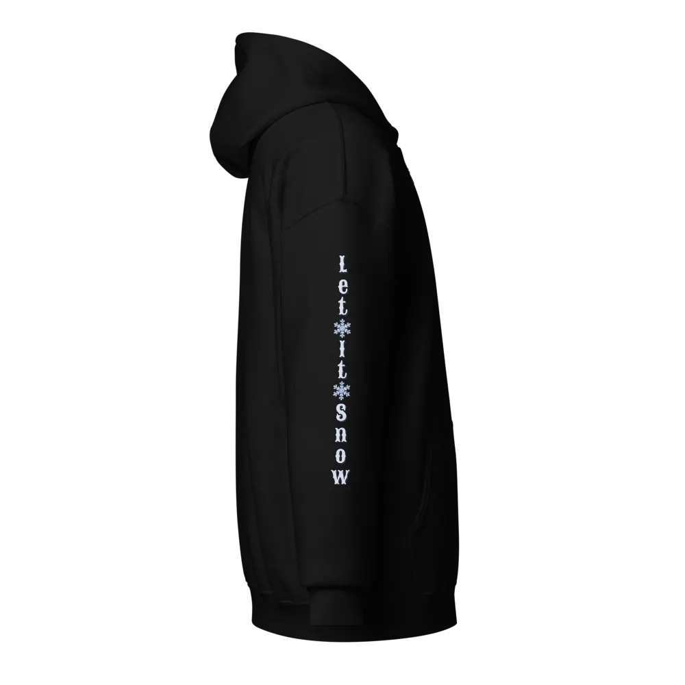 Unisex Let it Snow Zip Hoodie product image (8)