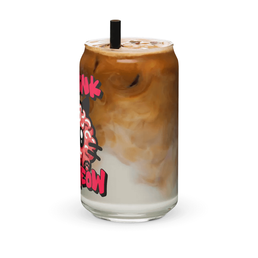 No think only meow can glass product image (42)