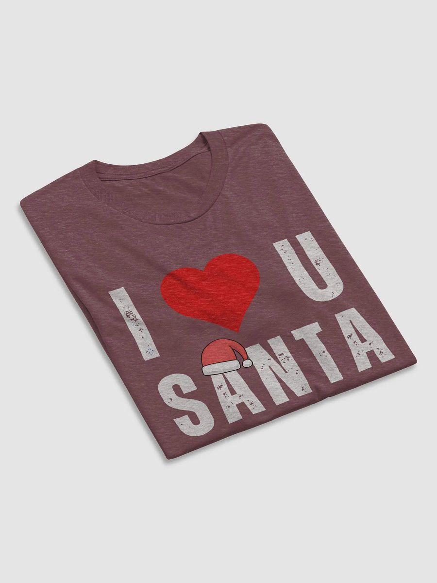 I love Santa Triblend Short Sleeve T-Shirt product image (53)