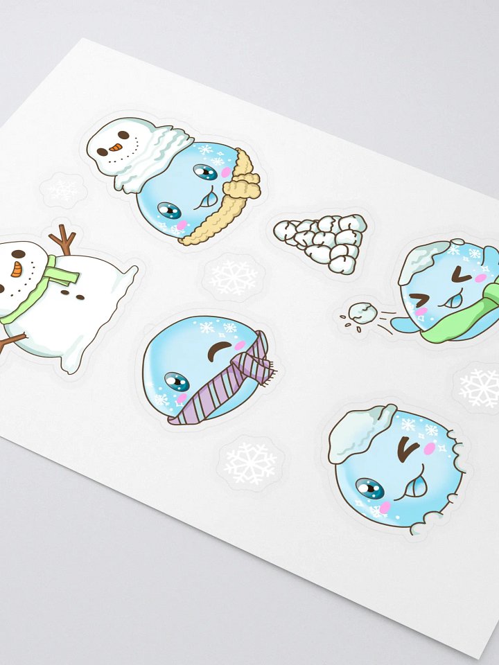 Snow Slime Sticker Sheet product image (2)