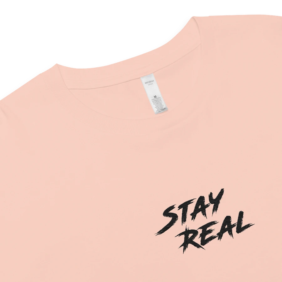 Stay REAL Embroidered Crop Top product image (3)