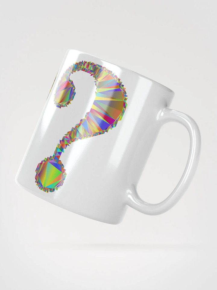 White Glossy Coffee mug-Question Mark Symbol product image (3)