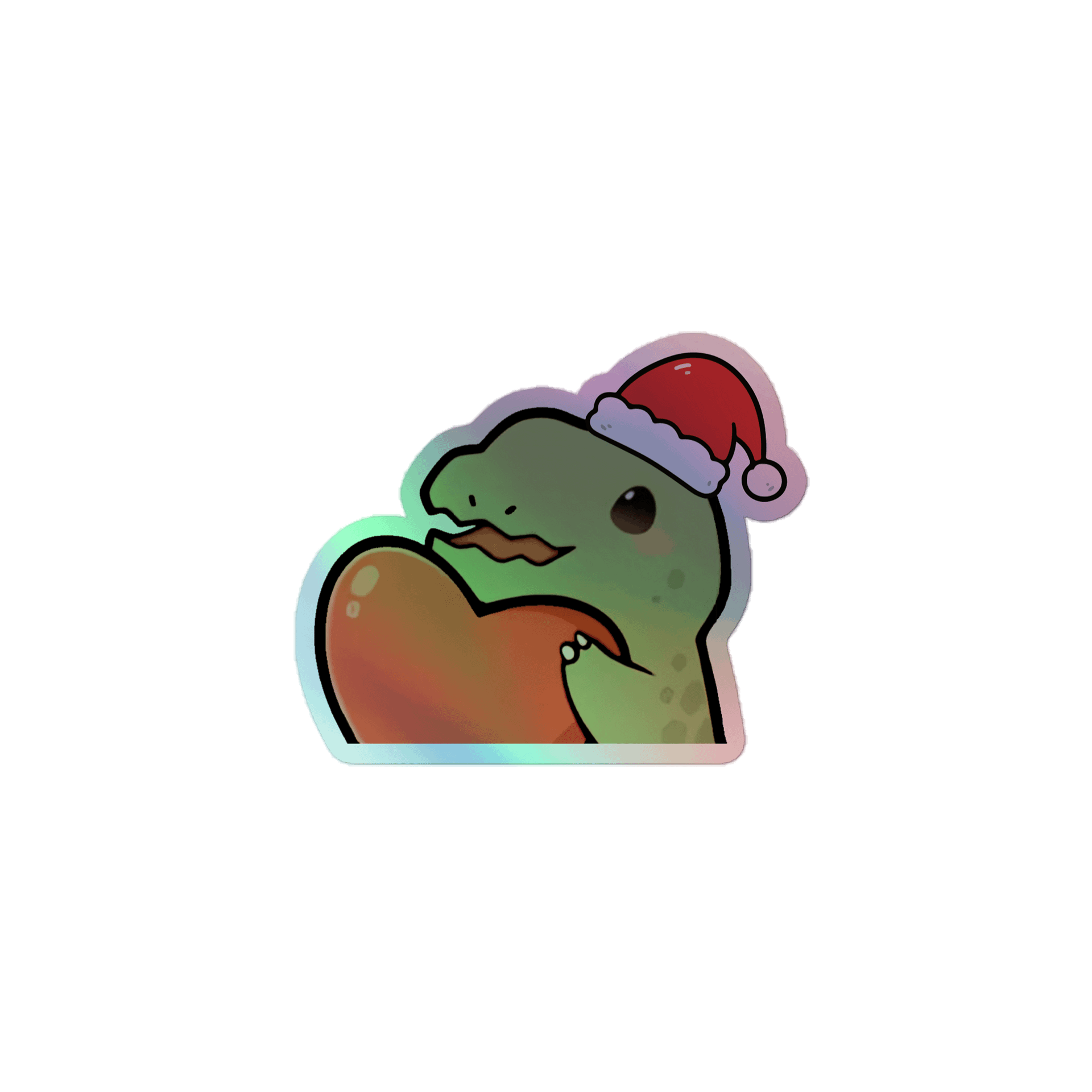 Holographic Holiday Emote Sticker product image (1)