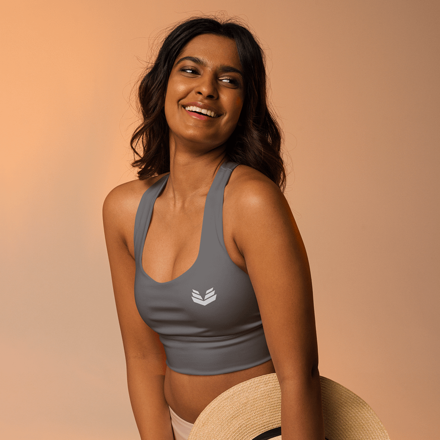 Longline Sports Bra - Dusky Drift product image (9)