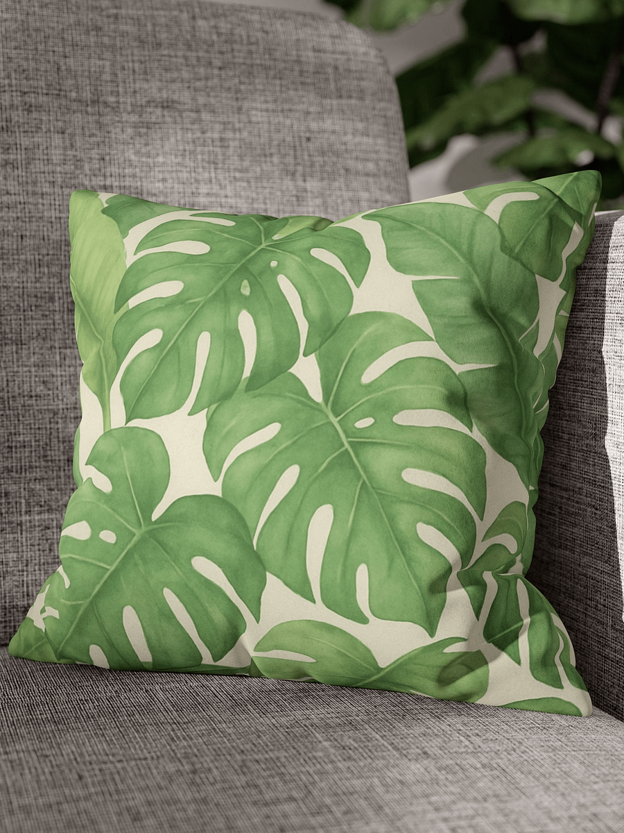 Tropical Green Leaf Theme Modern All-Over Pillow product image (1)