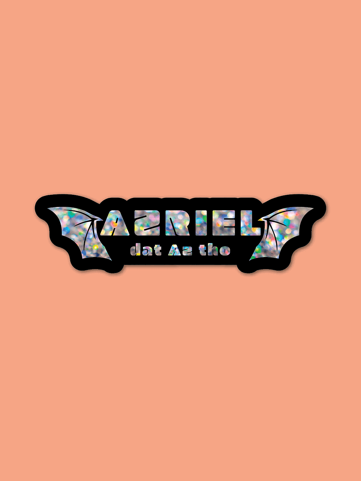 Azriel Sticker (Glitter) product image (1)