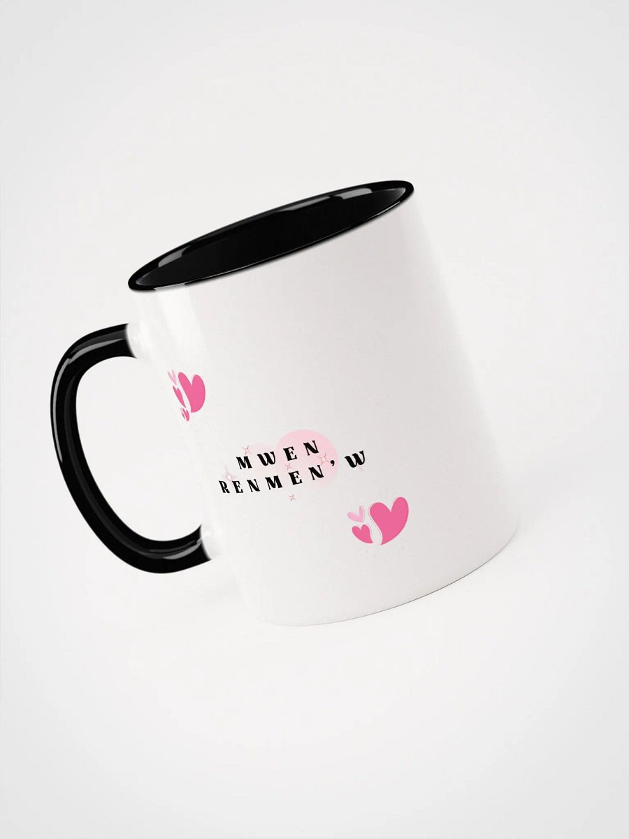 Heartfelt Apostrophe Ceramic Mug Mwen Renmen'w - I Love you product image (3)