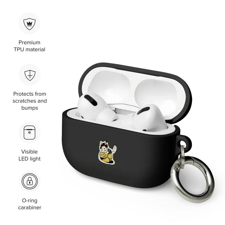 Arigato Neko Volleyball Airpod Case product image (1)