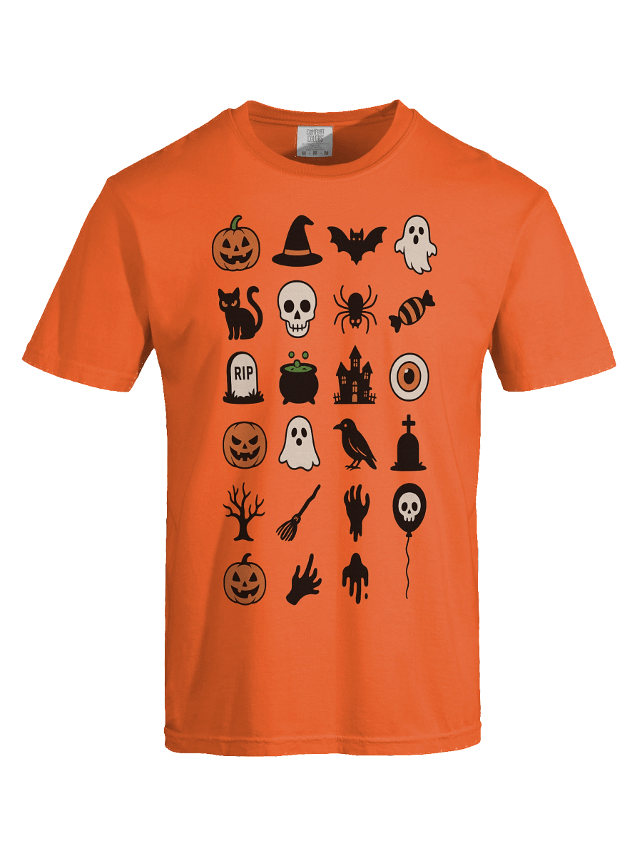Spooky Halloween Pattern T-Shirt product image (7)