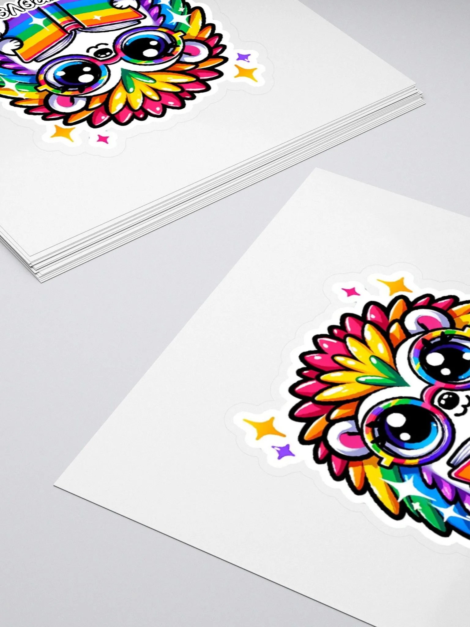 Booktrovert Sticker-Rainbow Vibe Sticker-LGBTQIA+ Sticker product image (10)