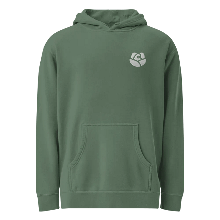 Independent Trading Co. Pigment Dyed Embroidered Hoodie product image (1)