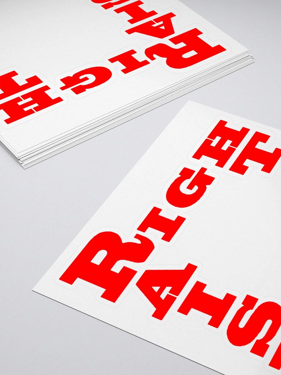 Raised Right Sticker product image (10)