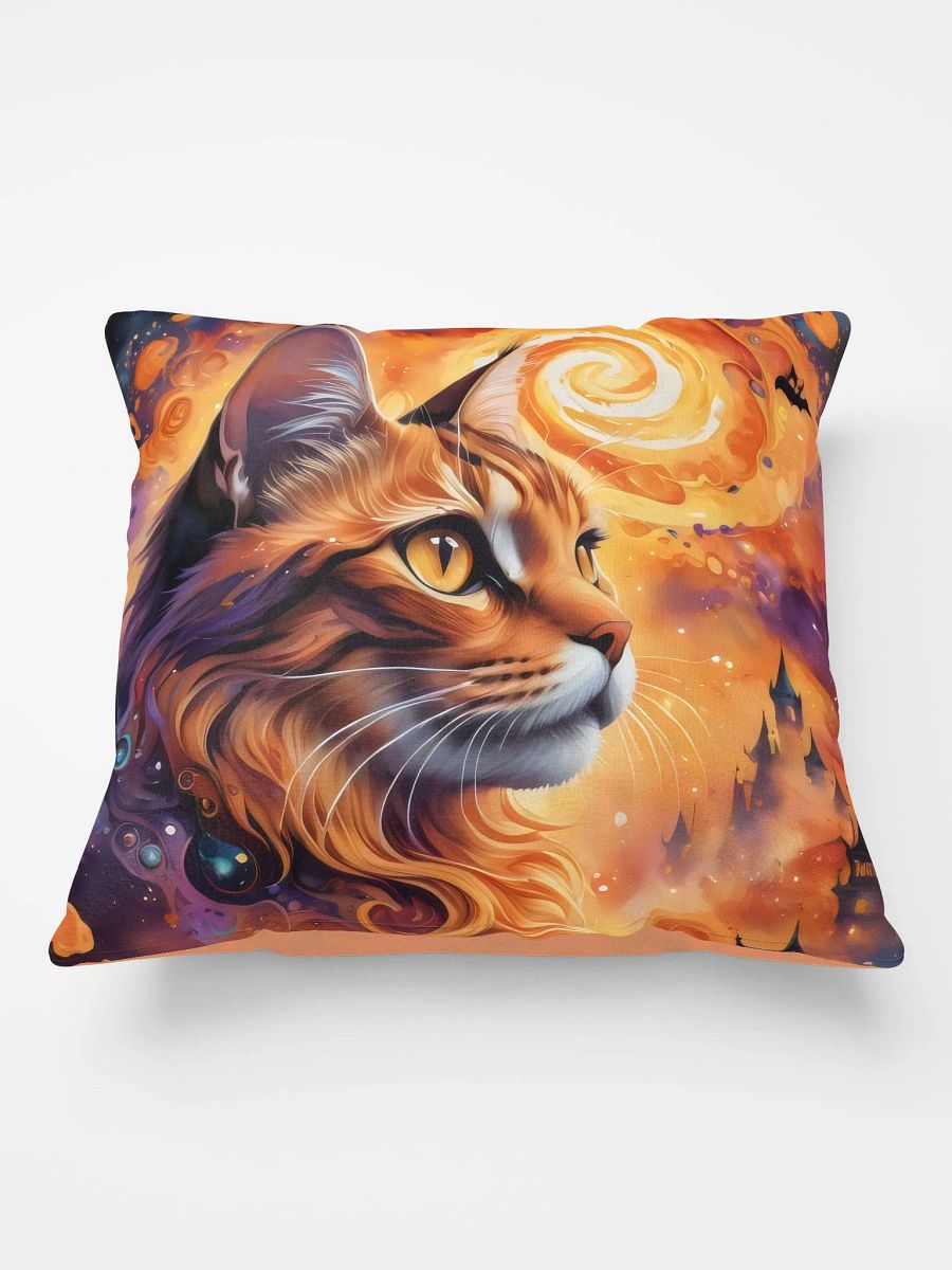 Feline Fantasy in the Galaxy Pillow product image (3)