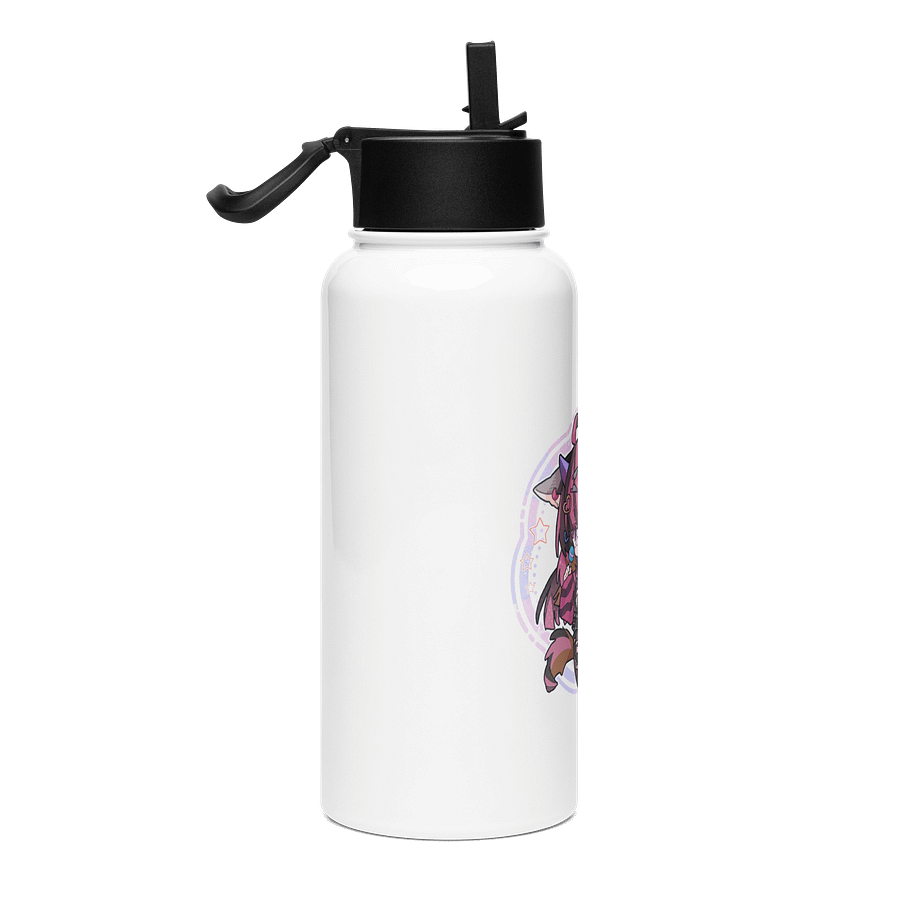 Anime water bottle with straw lid product image (4)