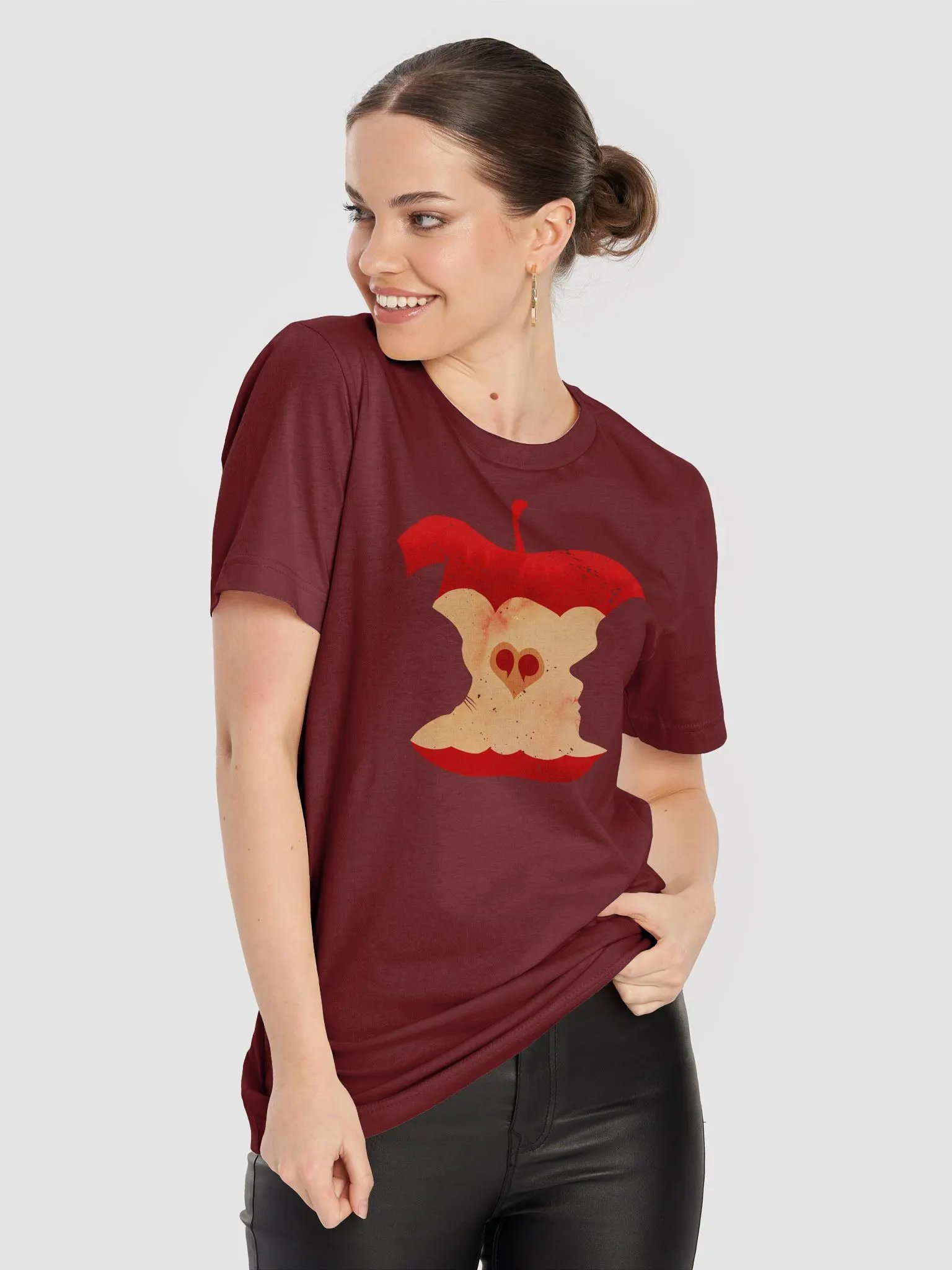 Apple Lightweight Unisex T-Shirt product image (5)