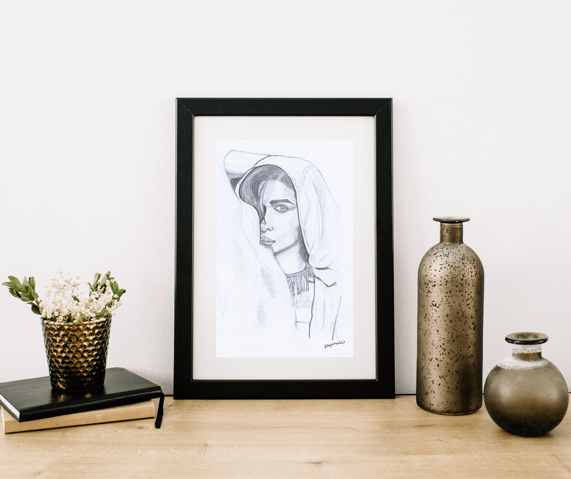 Behind Those Eye Signature Art Print product image (3)