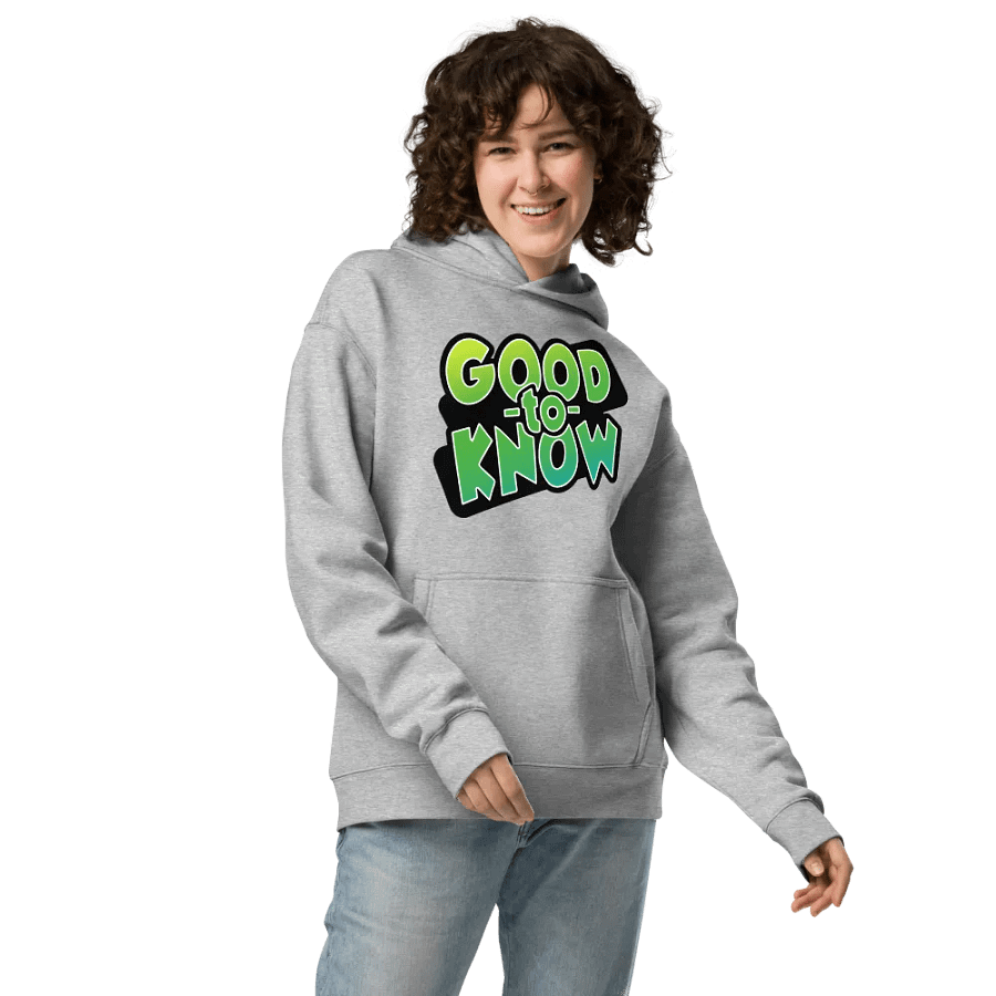 Good to Know Hoodie product image (3)