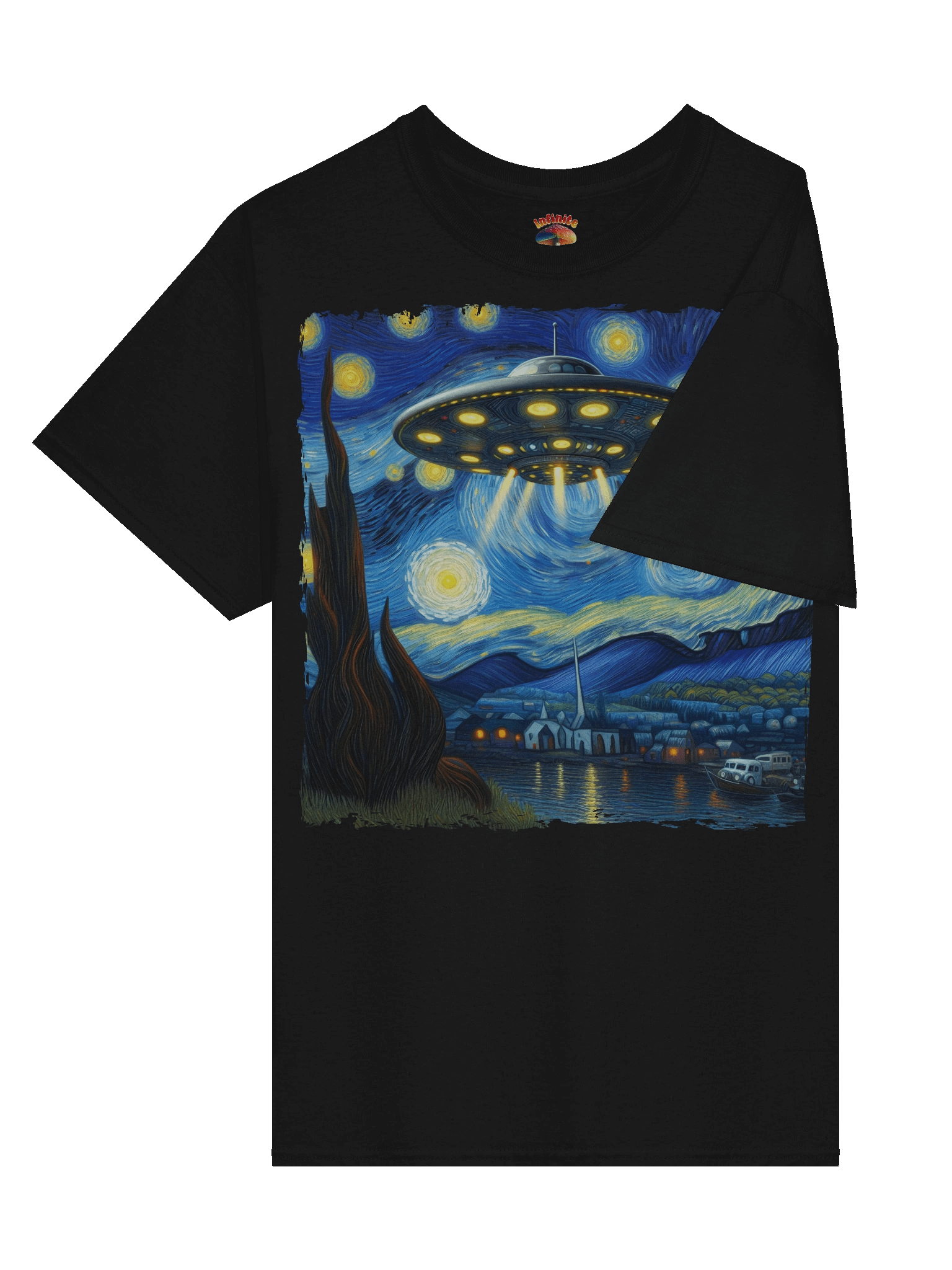 UFO STARRY NIGHT T-SHIRT product image (26)
