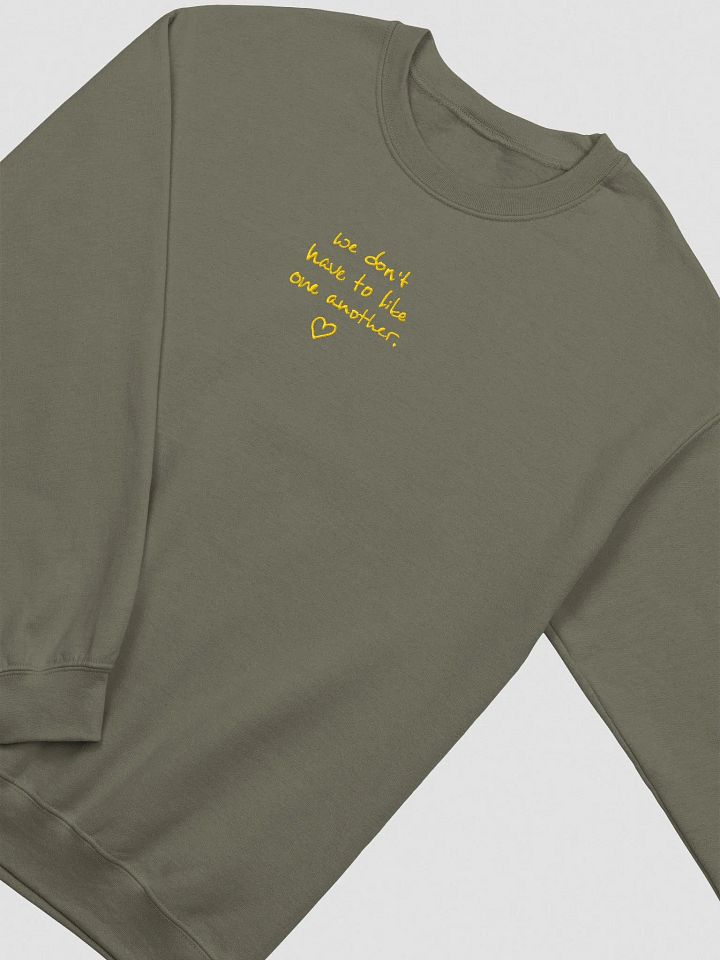 ONE ANOTHER (gold) embroidered crewneck product image (1)