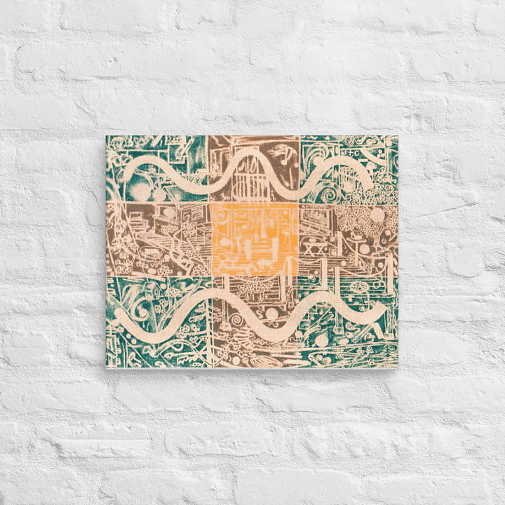 When Everything Is It (Cabin Painting) (1996) on canvas product image (2)