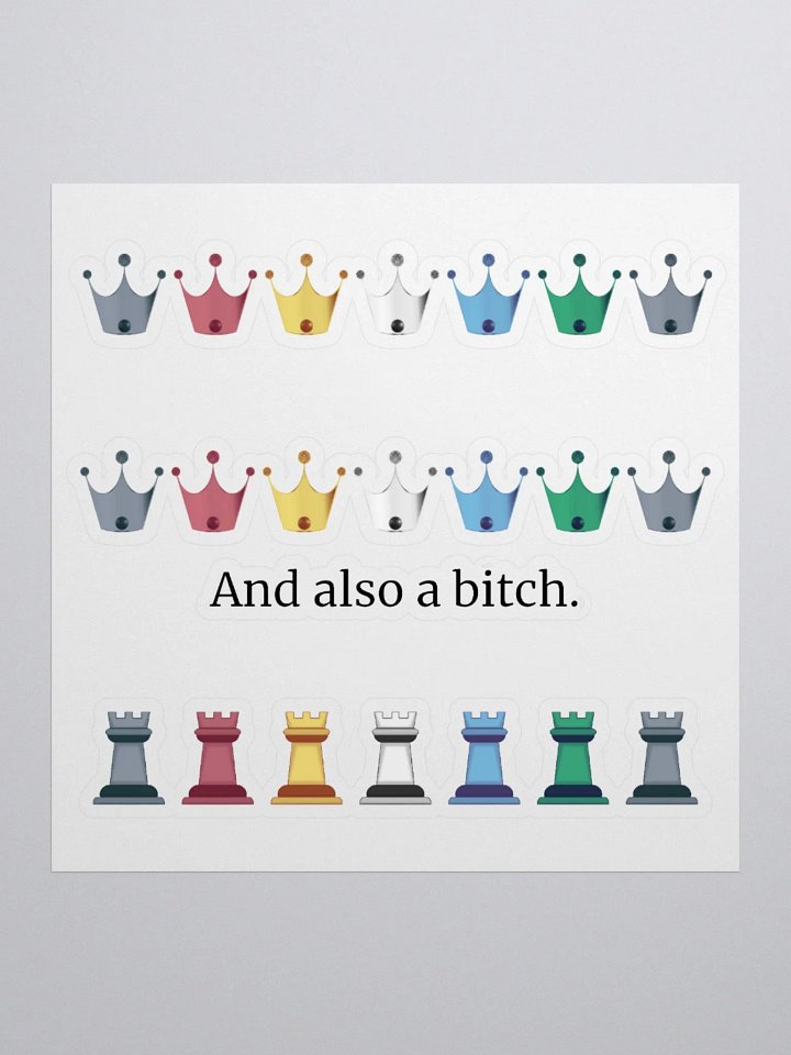 Sticker Sheet: Disability Pride & Also a Bitch product image (1)