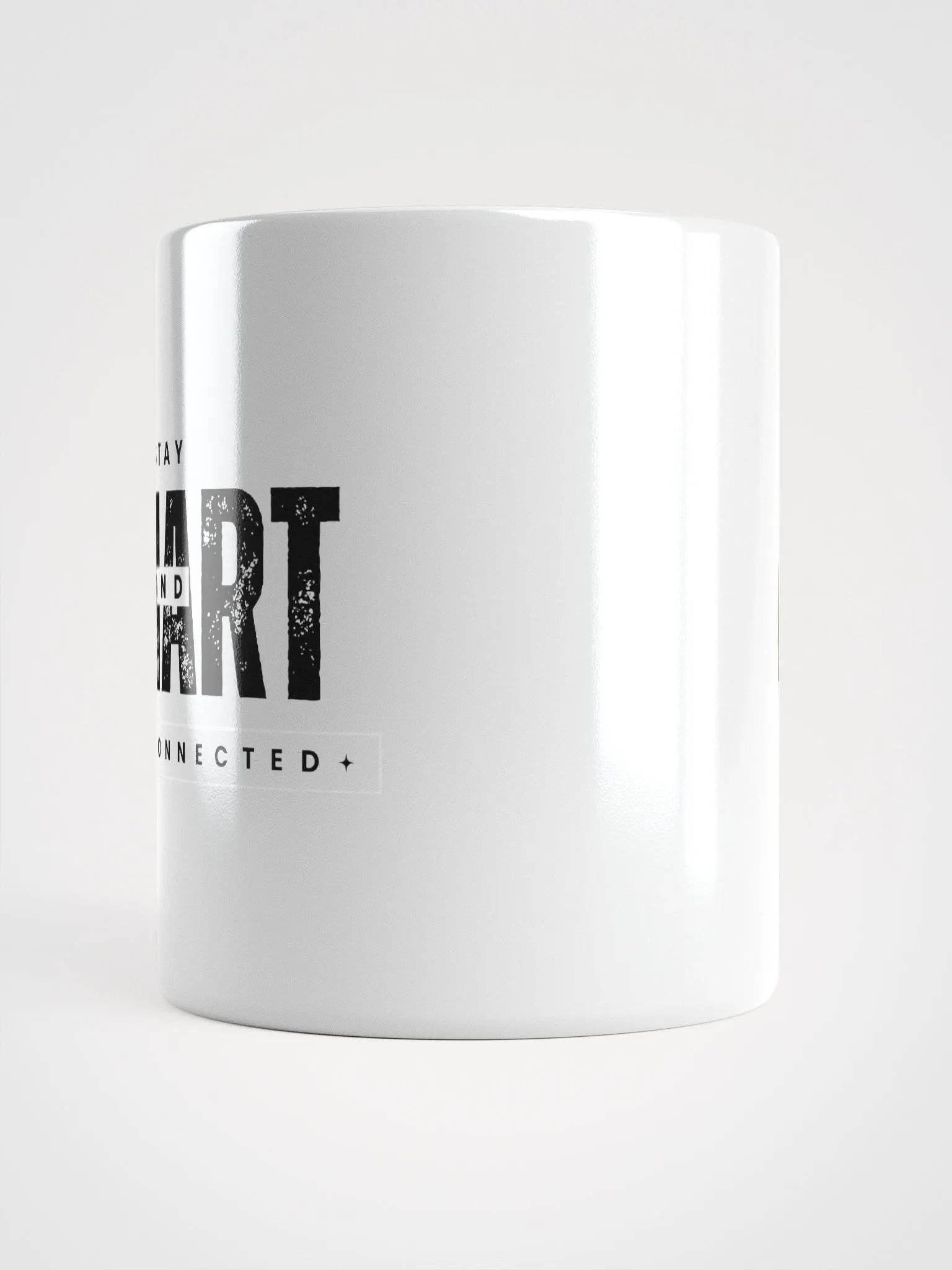 Stay Smart Coffee Mug (Dark Text with Logo) product image (5)