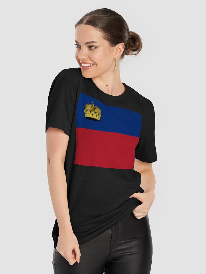 Graphic Grove Liechtenstein Flag T-Shirt - Supersoft Unisex product image (1)