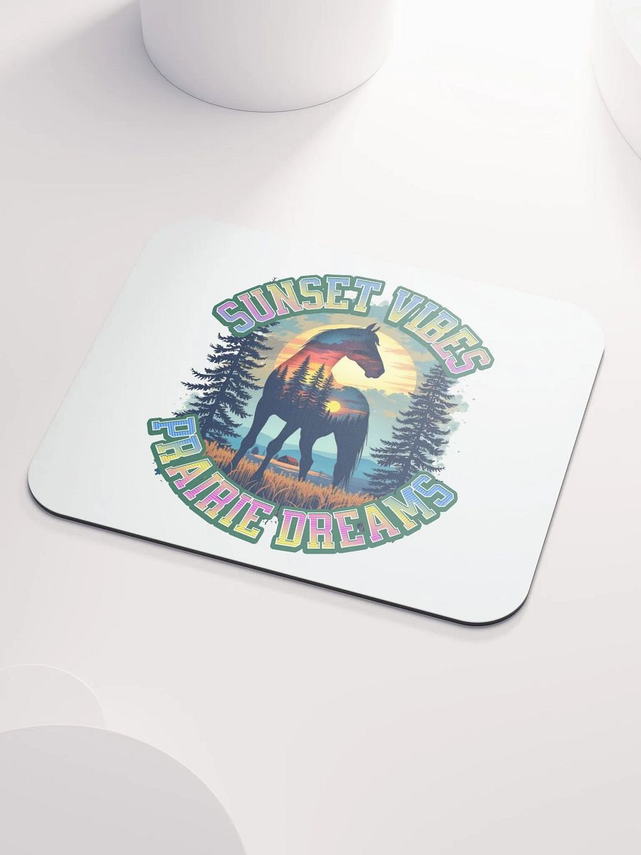 Sunset Vibes Prairie Dreams Horse Mouse Pad product image (3)