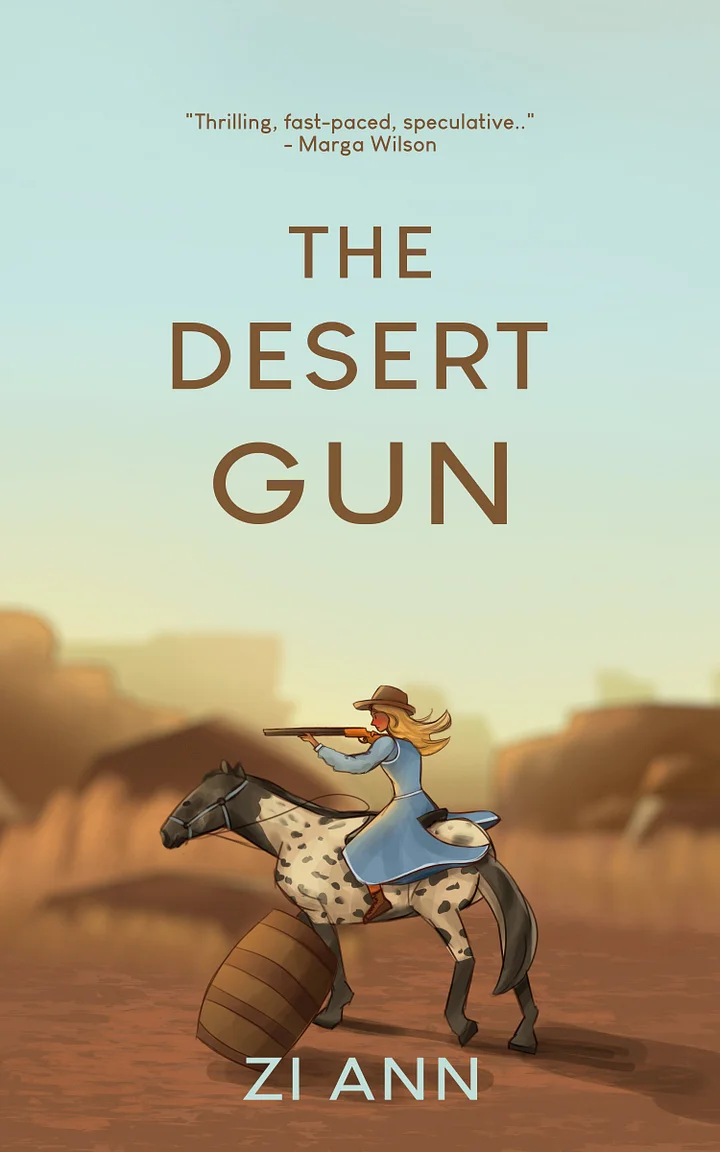 Desert Gun: Premade Action Book Cover product image (2)