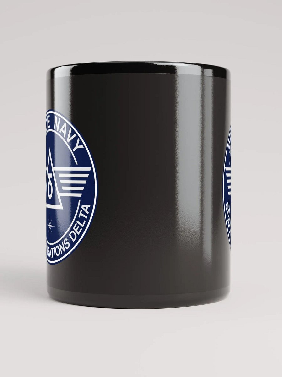 Space Navy Black Mug (11/15 oz) product image (5)